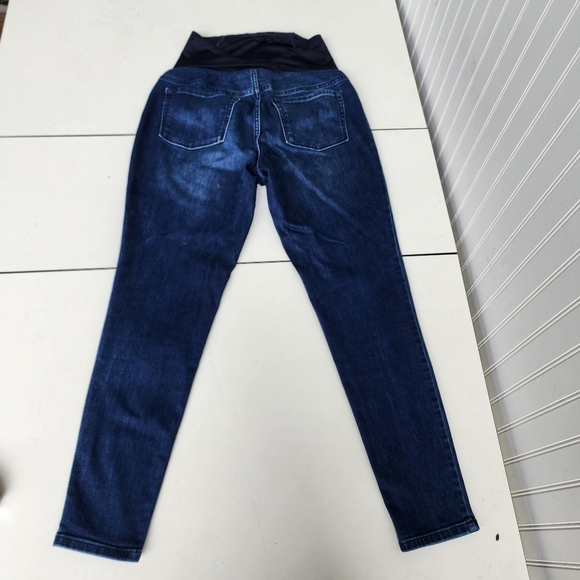 Isabel Maternity Jegging Jeans Women Blue Denim Stretch Panel Size 6 - Picture 7 of 8